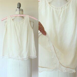 Vintage 1940s 1950s Baby Dress, Handmade Pink Silk Little Girls Frock